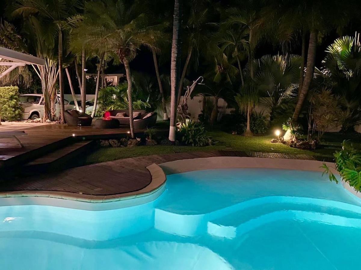 Villa Iguanou Et Piscine En Bord De Mer Proche Plages Marina Et Golf Saint-Francois  Bagian luar foto